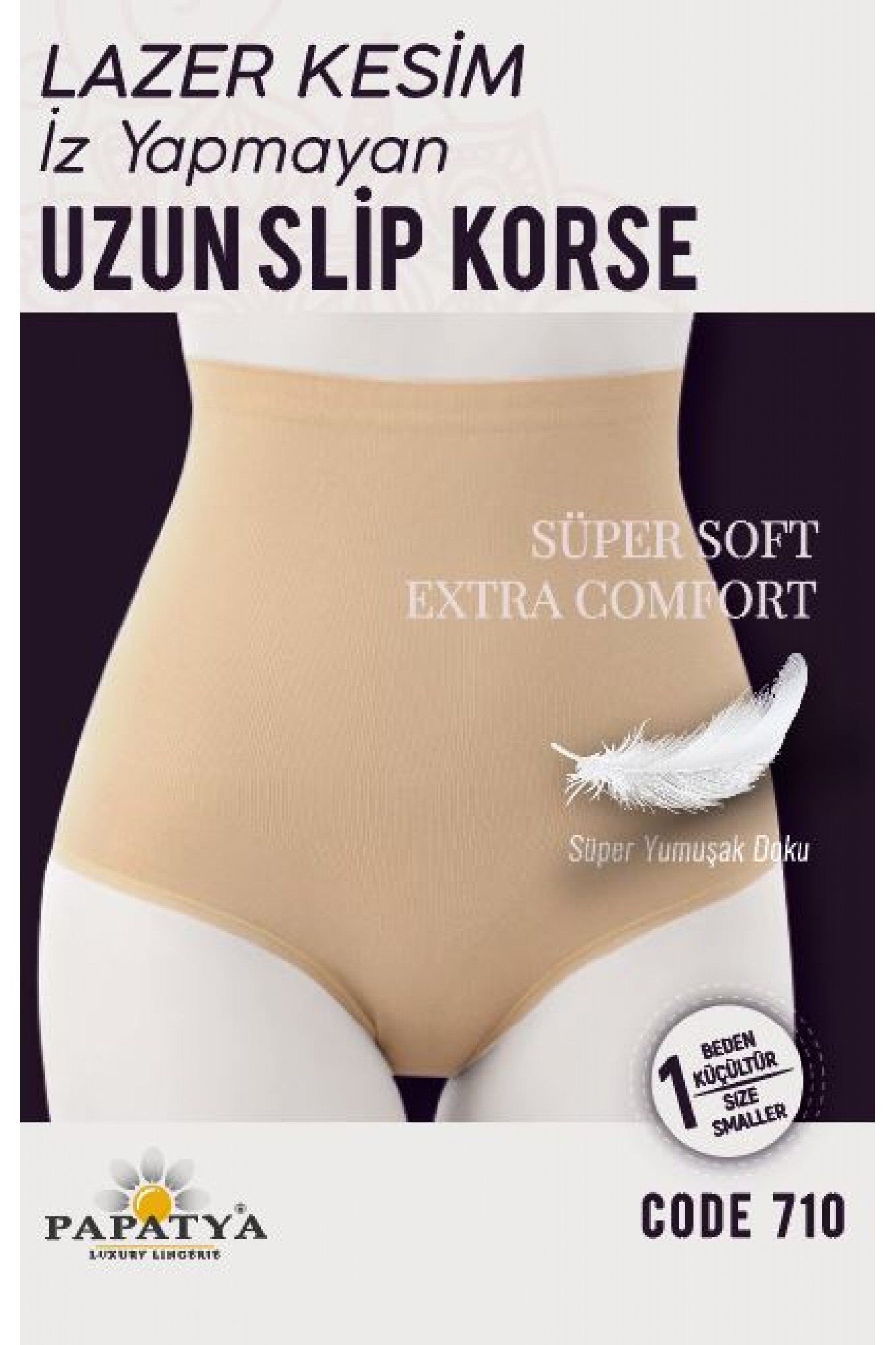 Papatya 710 Lazer Kesim Slıp Korse