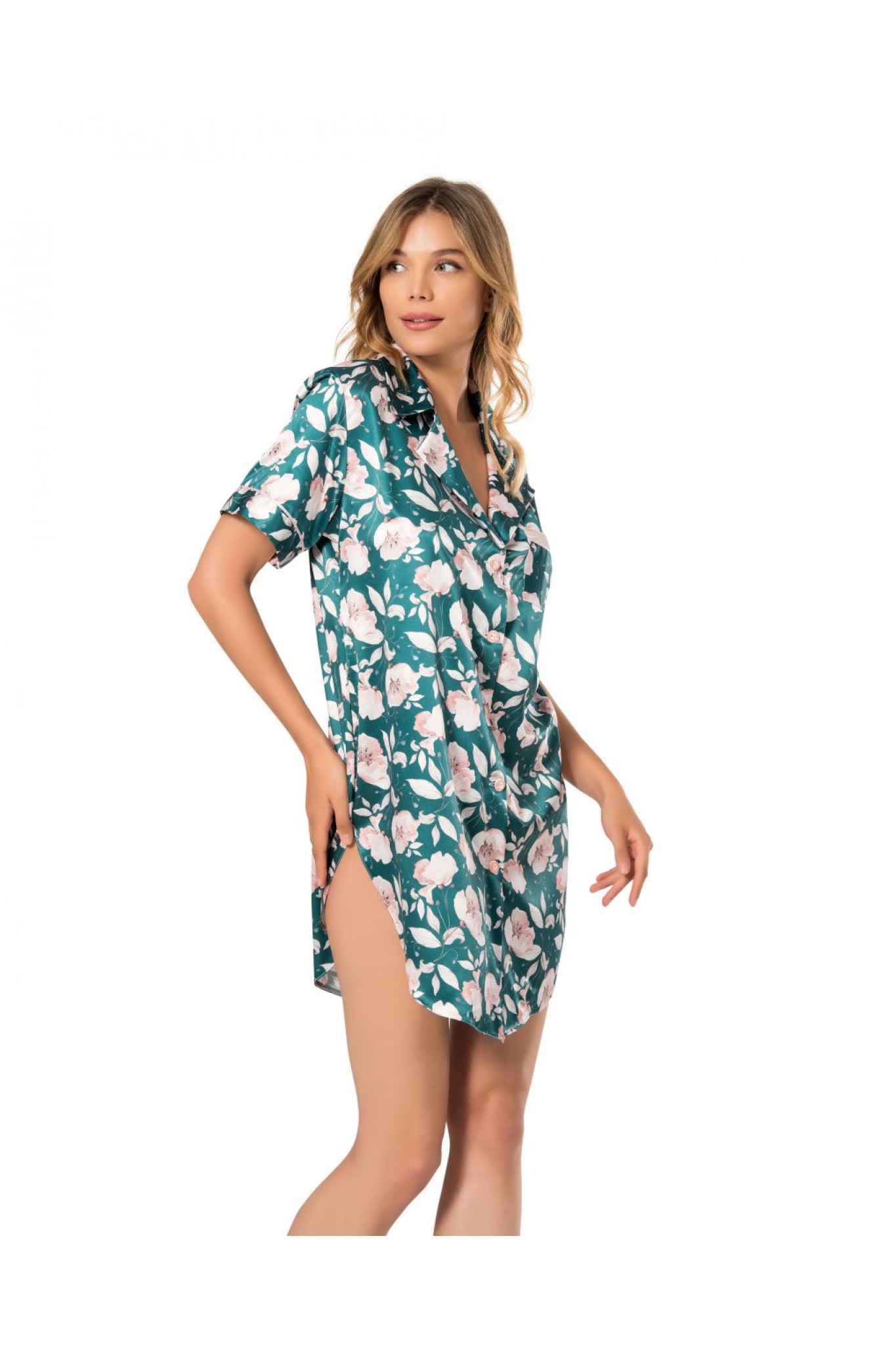 Moongirl 022 Kadın Saten Gecelik