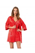 Moongirl 053 Bayan Saten Sabahlık