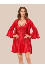 Moongirl 067 Bayan Saten İkili Takım