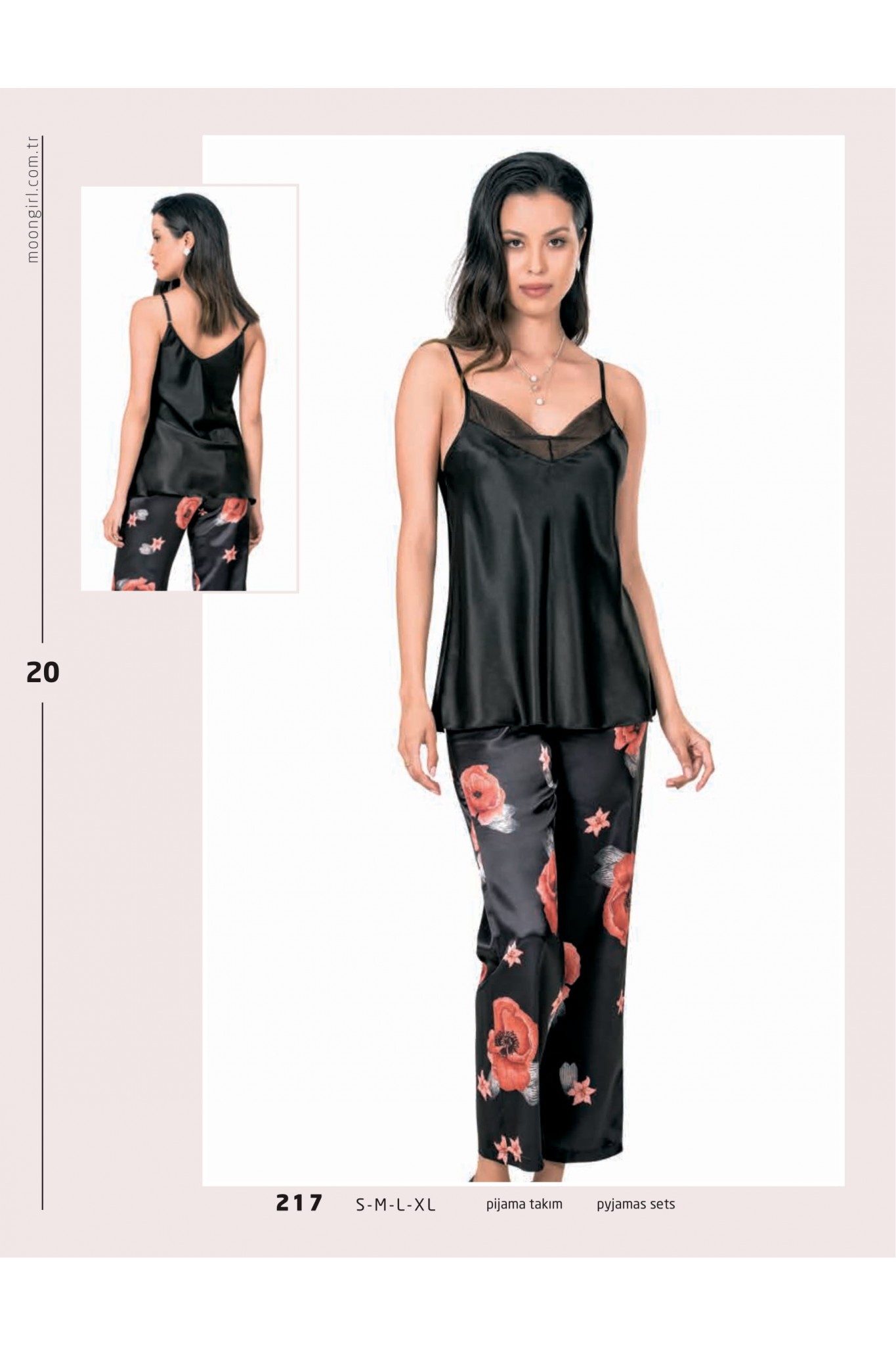 Moongirl Sat İkili Pijama Takım KOD:217