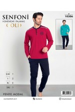 SENFONİ 10306 ERKEK PENYE MODAL  U.KOL PİJ TAKIM