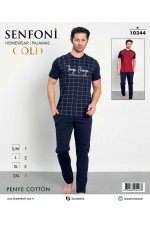 SENFONİ 10344 ERKEK PENYE MODAL BORDO K.KOL PİJ TAKIM