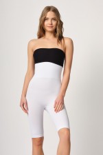 Emay 2044 Kadın Uzun Paça Seamless Double Boxer Korse