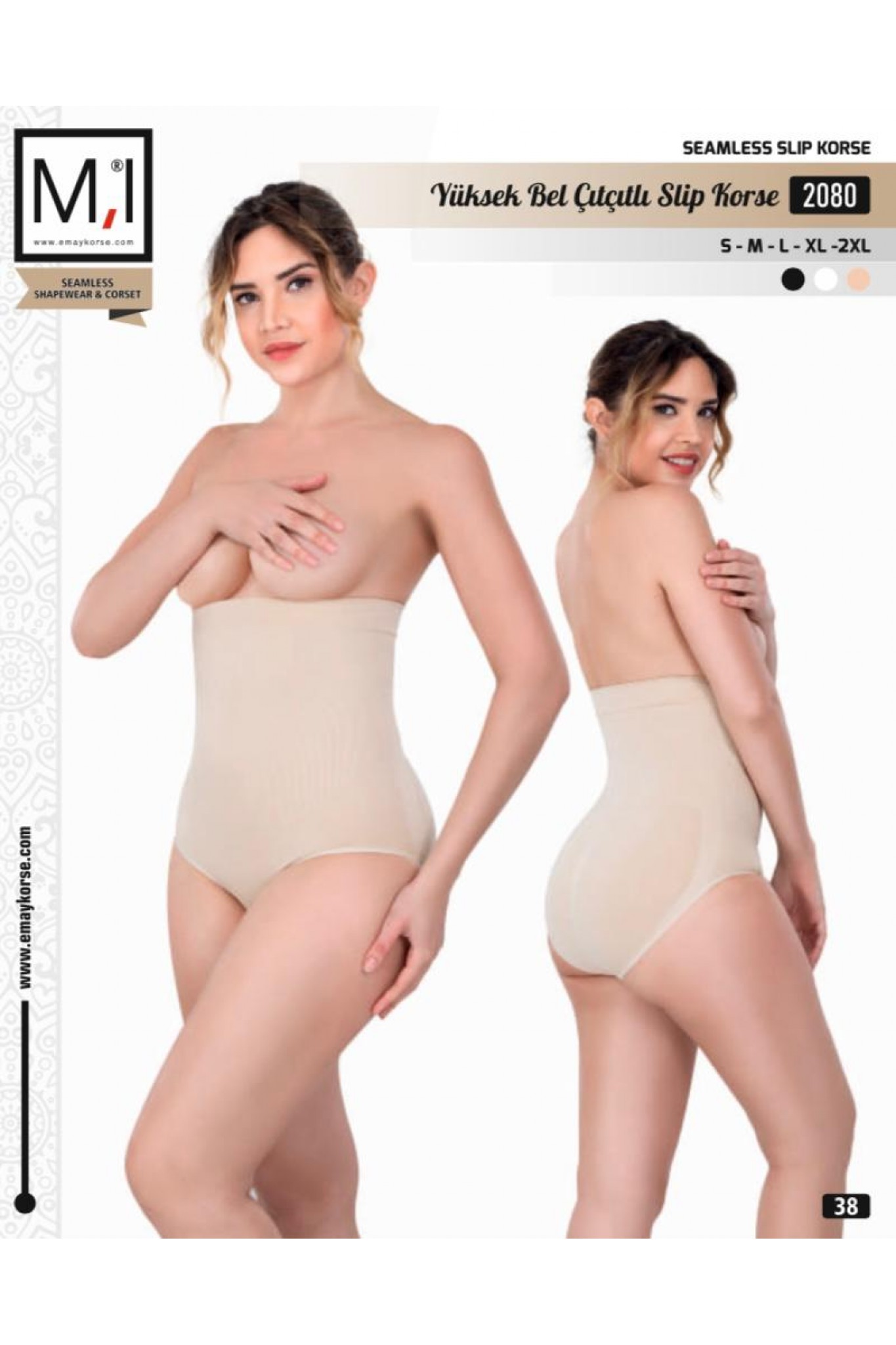 Mı 2080 Agraflı Slip Korse