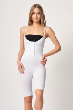 Emay 2093 Kadın Önden Agraflı Seamless Göğsü Açık Paçalı Korse