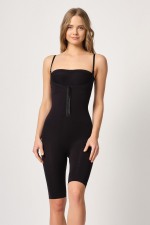 Emay 2093 Kadın Önden Agraflı Seamless Göğsü Açık Paçalı Korse