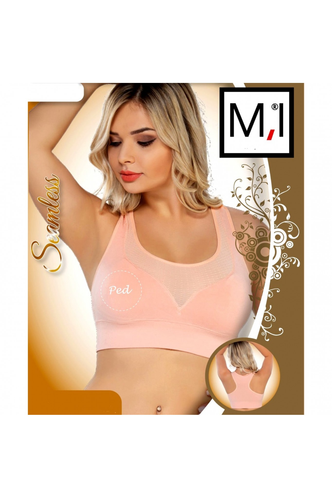 Mı 4027 Seamless Pedli Top.Sütyen