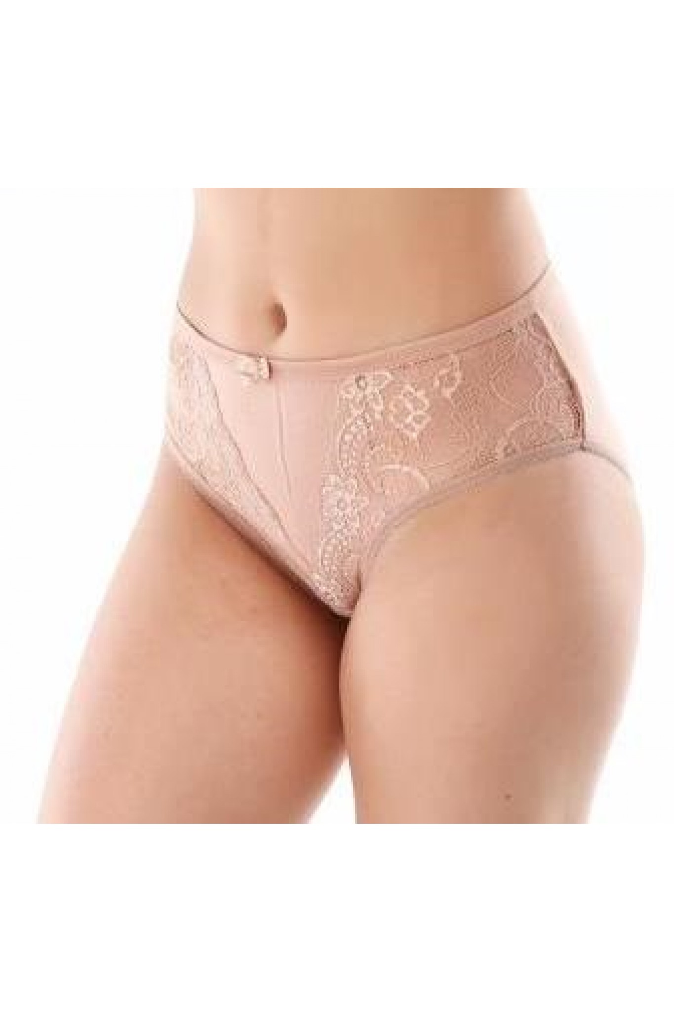 Shes Love 4002-Sl Kadın Asorti Yan Dantelli Yüksek Bel Bıkını 10'lu