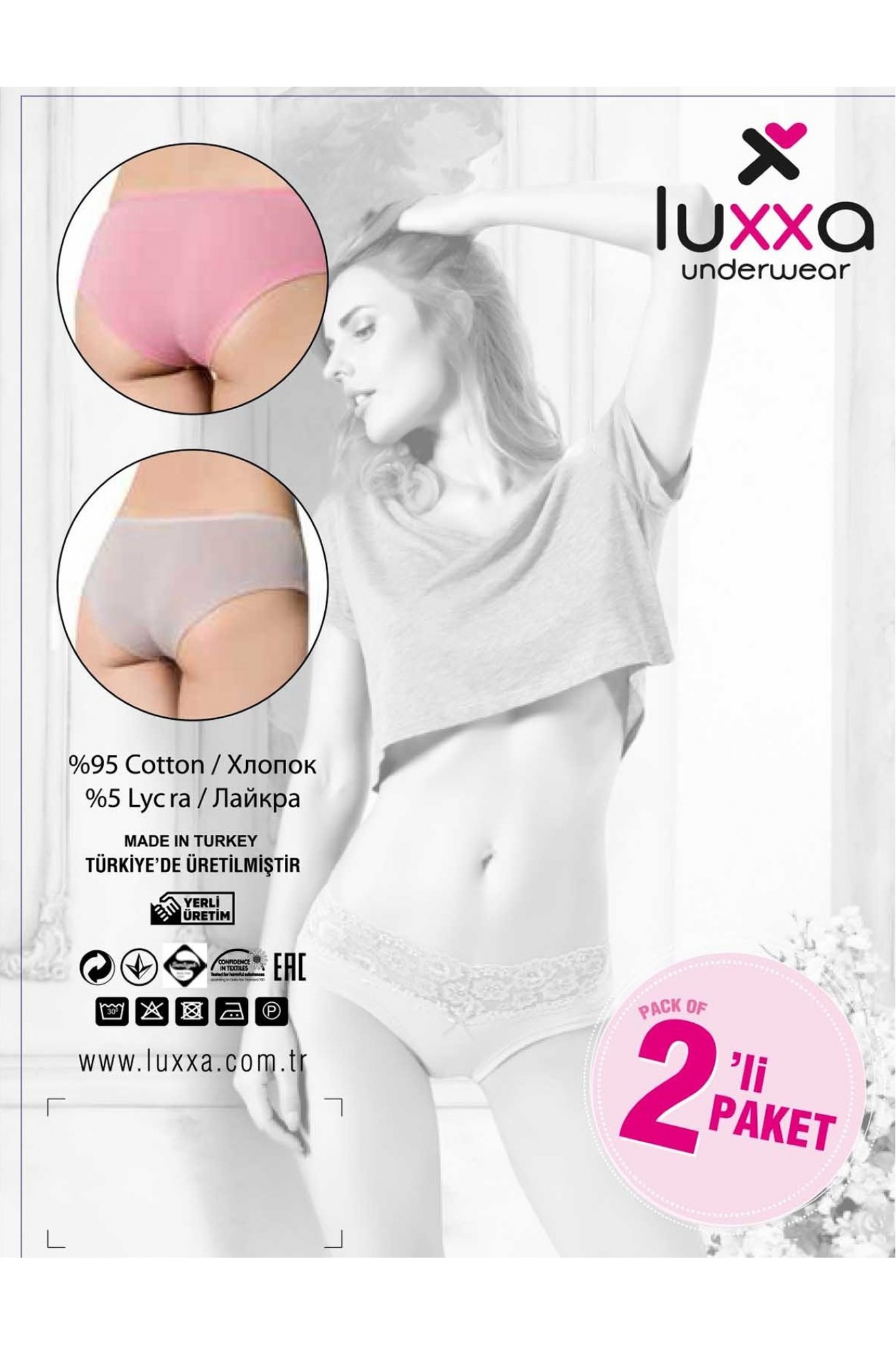 Luxxa 4006 Kadın Dantelli 2'li Bikini