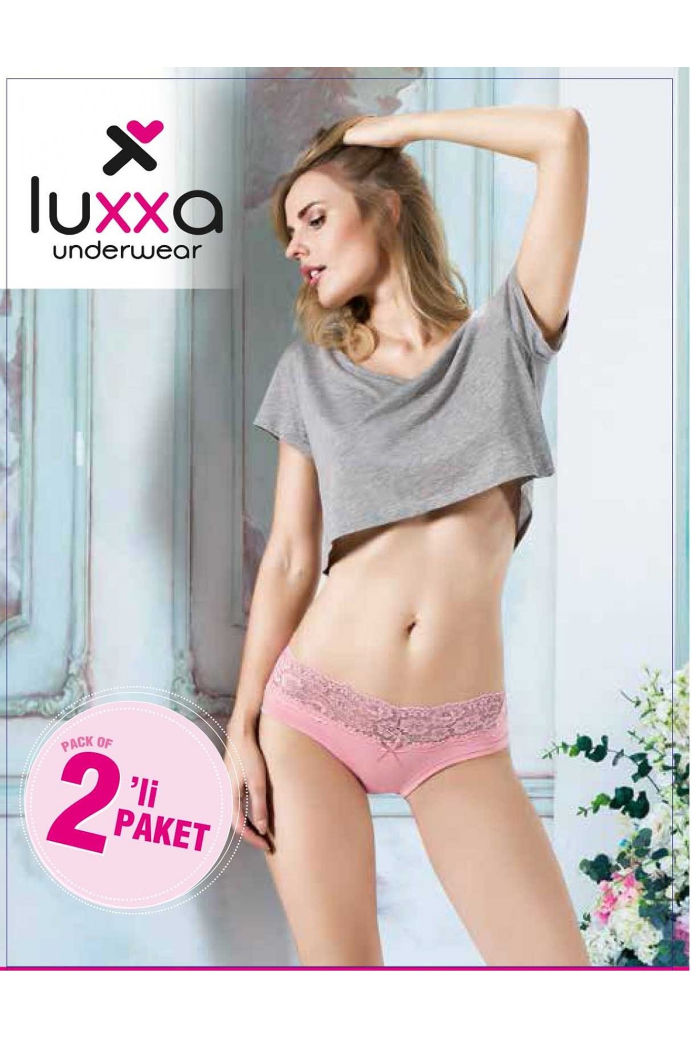 Luxxa 4006 Kadın Dantelli 2'li Bikini