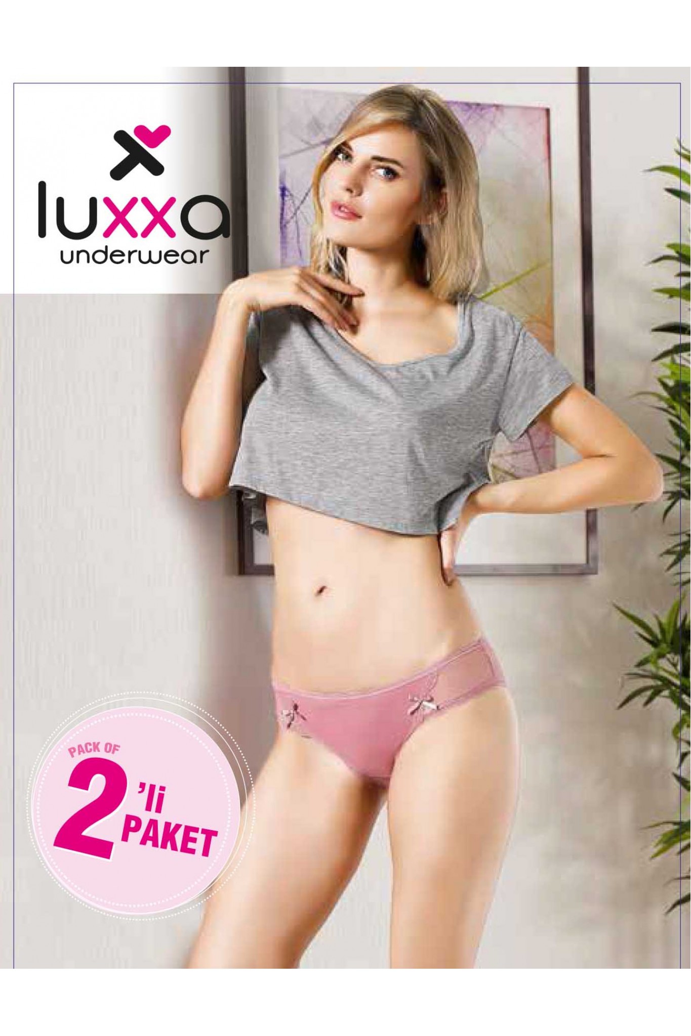 Luxxa 4011 Kadın Dantelli 2'li Bikini