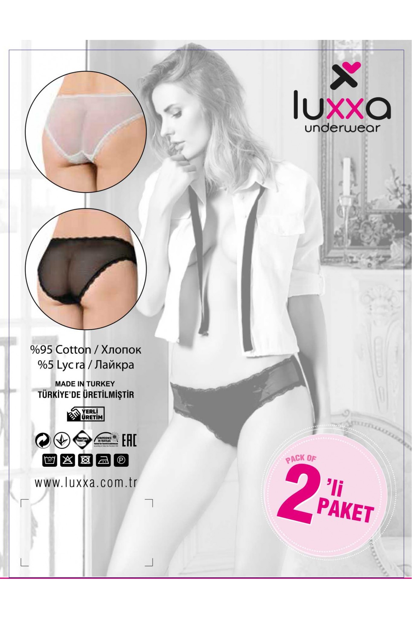 Luxxa 4012 Kadın Dantelli 2'li Bikini