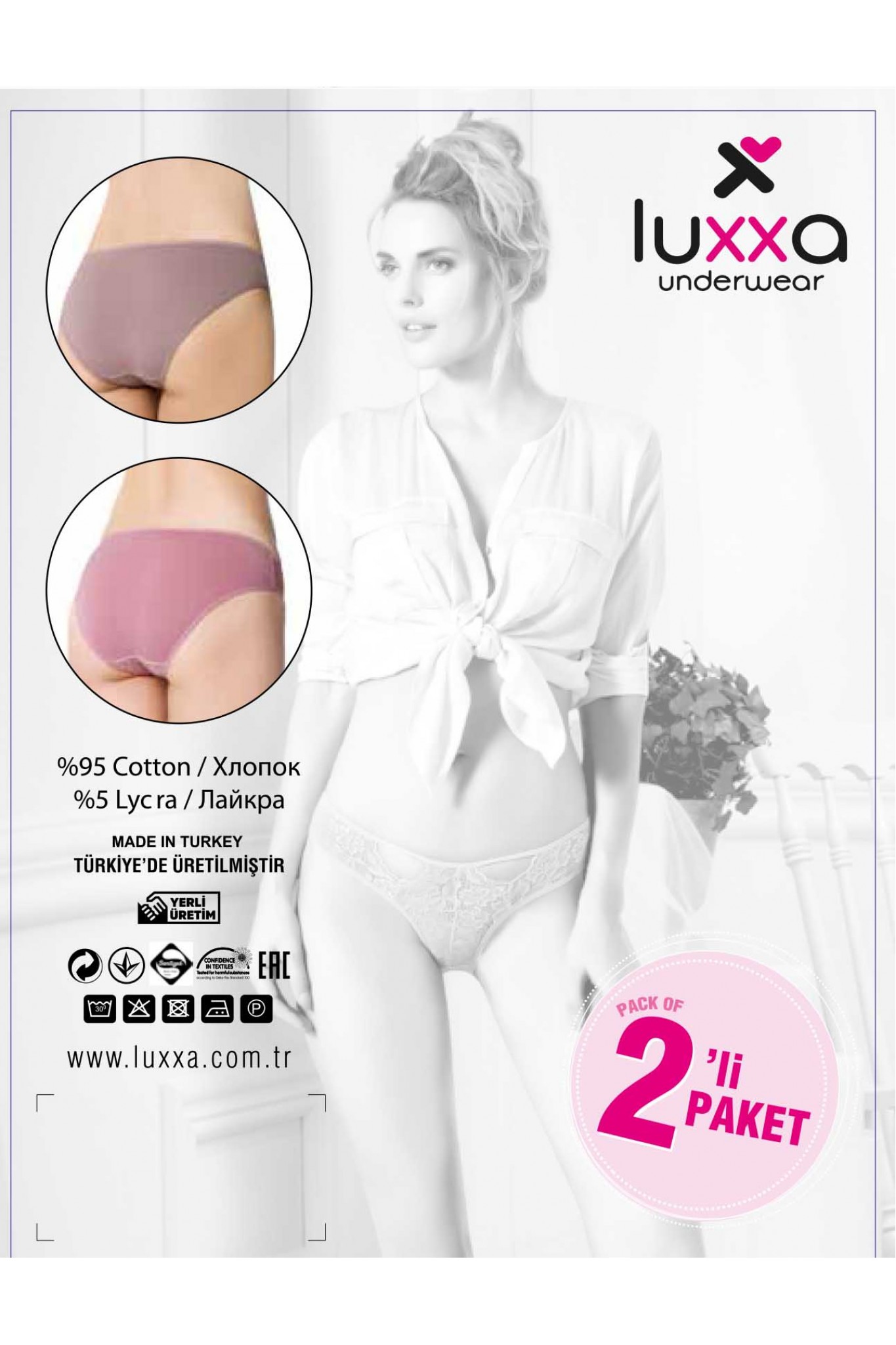 Luxxa 4028 Kadın Dantelli 2'li Bikini