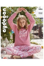 AYDOĞAN 15003 BAYAN U.KOL PİJAMA TAKIMI