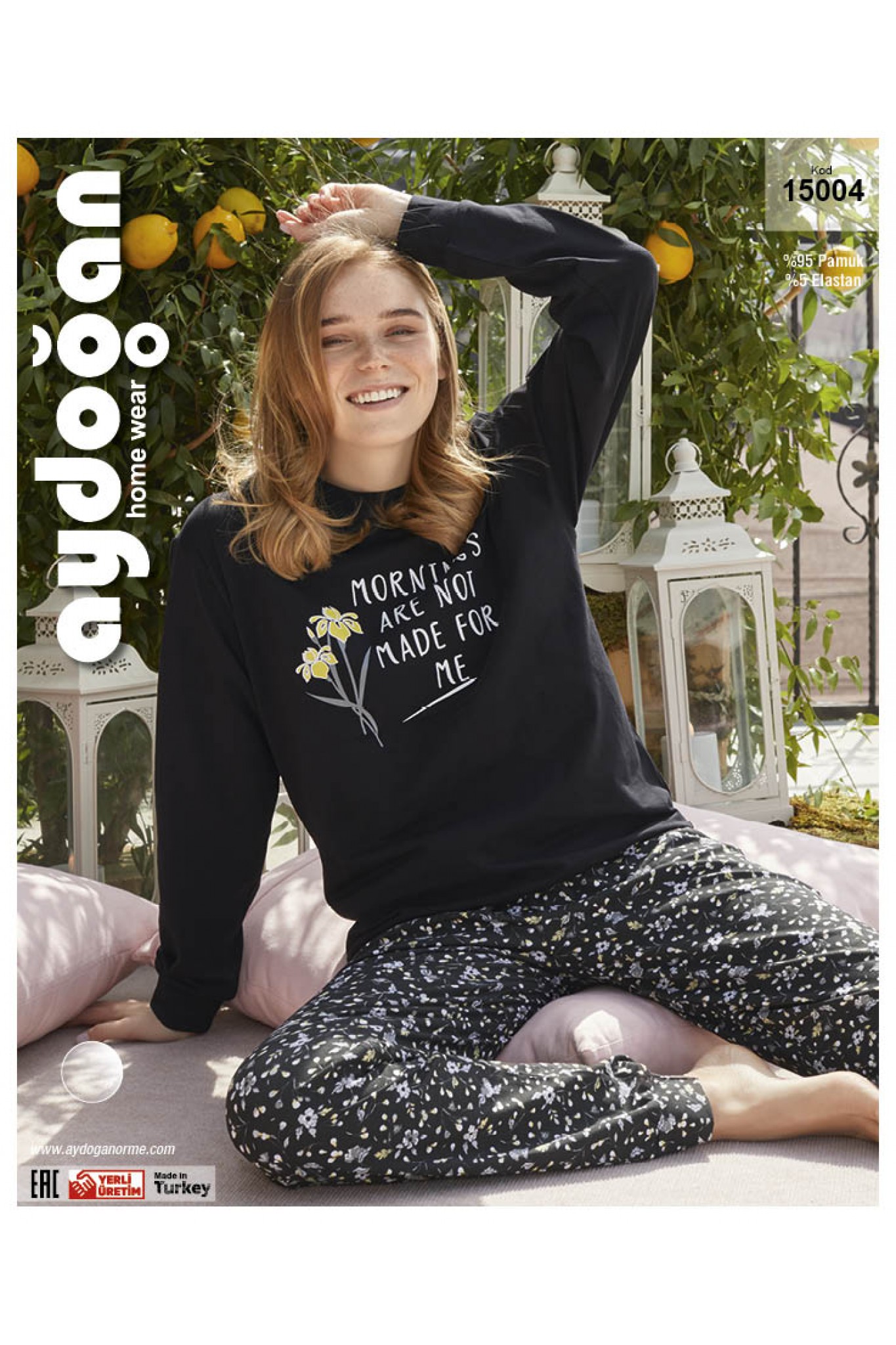 Aydoğan 15004 Kadın Uzun Kollu Pijama Takımı