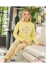 AYDOĞAN 240580 BAYAN PAMUKLU U.KOL BİS.PJ TAKIM