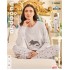 Aydoğan 240664 Termal Uzun Kollu Patlı Pijama Takım
