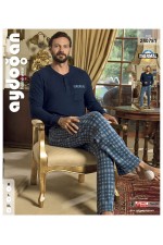 AYDOĞAN 240781 ERKEK THERMAL PATLI UZUN KOL PİJAMA TAKIM