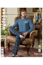 AYDOĞAN 240790 ERKEK THERMAL PATLI UZUN KOL PİJAMA TAKIM