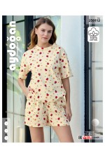 AYDOĞAN 250112 BAYAN SÜPREM ŞORTLU BİS.K.KOL PJ TAKIM