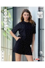 AYDOĞAN 250115 BAYAN SÜPREM ŞORTLU BİS.K.KOL PJ TAKIM