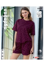 AYDOĞAN 250119 BAYAN SÜPREM ŞORTLU BİS.K.KOL PJ TAKIM