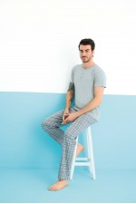 AYDOĞAN 250150 ERKEK MODAL PATLI K.KOL PİJAMA TAKIMI