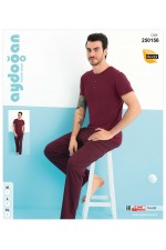 AYDOĞAN 250156 ERKEK MODAL PATLI K.KOL PİJAMA TAKIMI