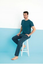 AYDOĞAN 250161 ERKEK MODAL PATLI K.KOL PİJAMA TAKIMI