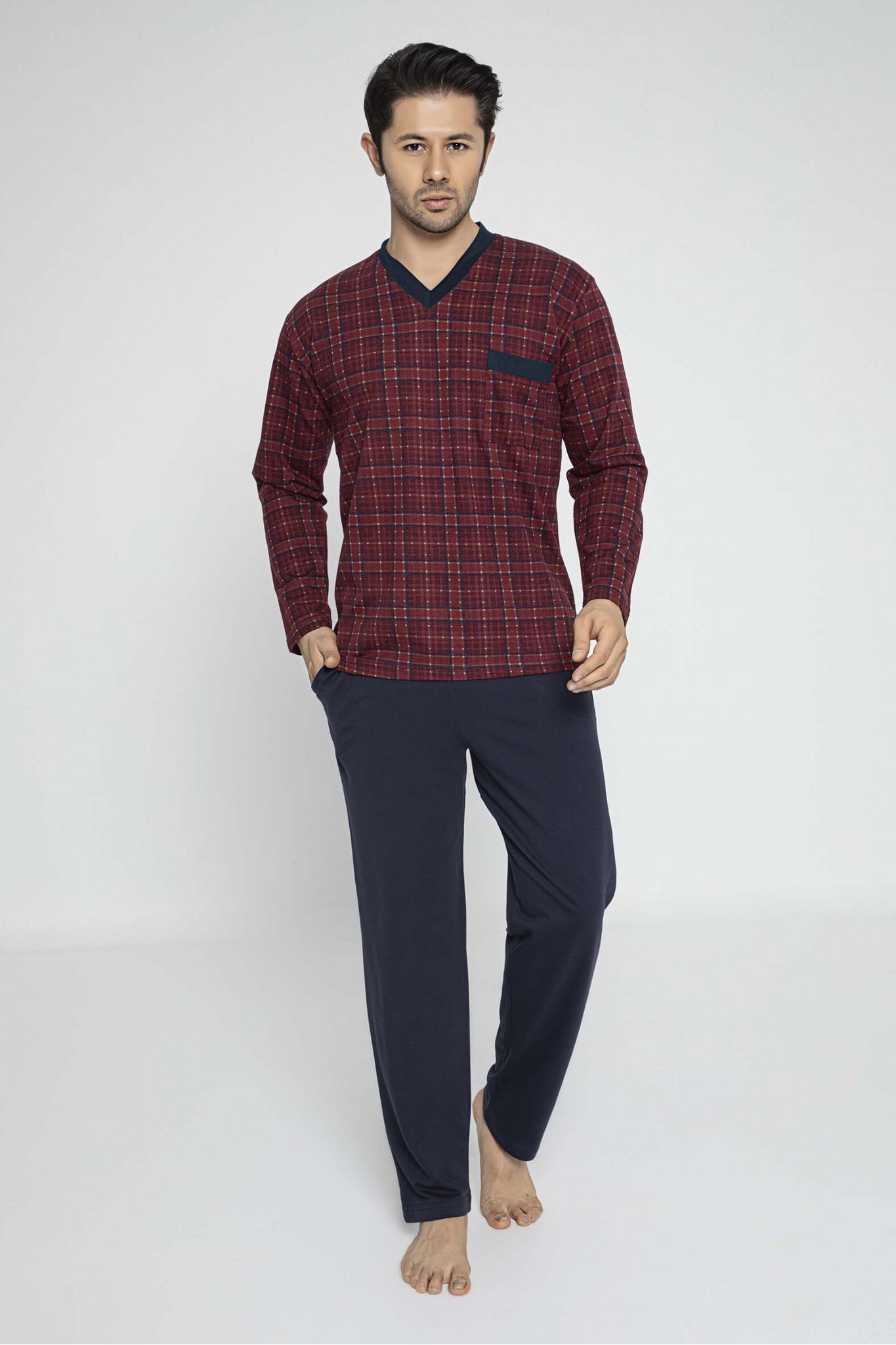 Aydoğan 3202 İki İplik Erkek Pijama Takım