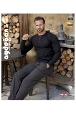 AYDOĞAN 3346 MODAL ERKEK U.KOL PİJAMA TAKIM