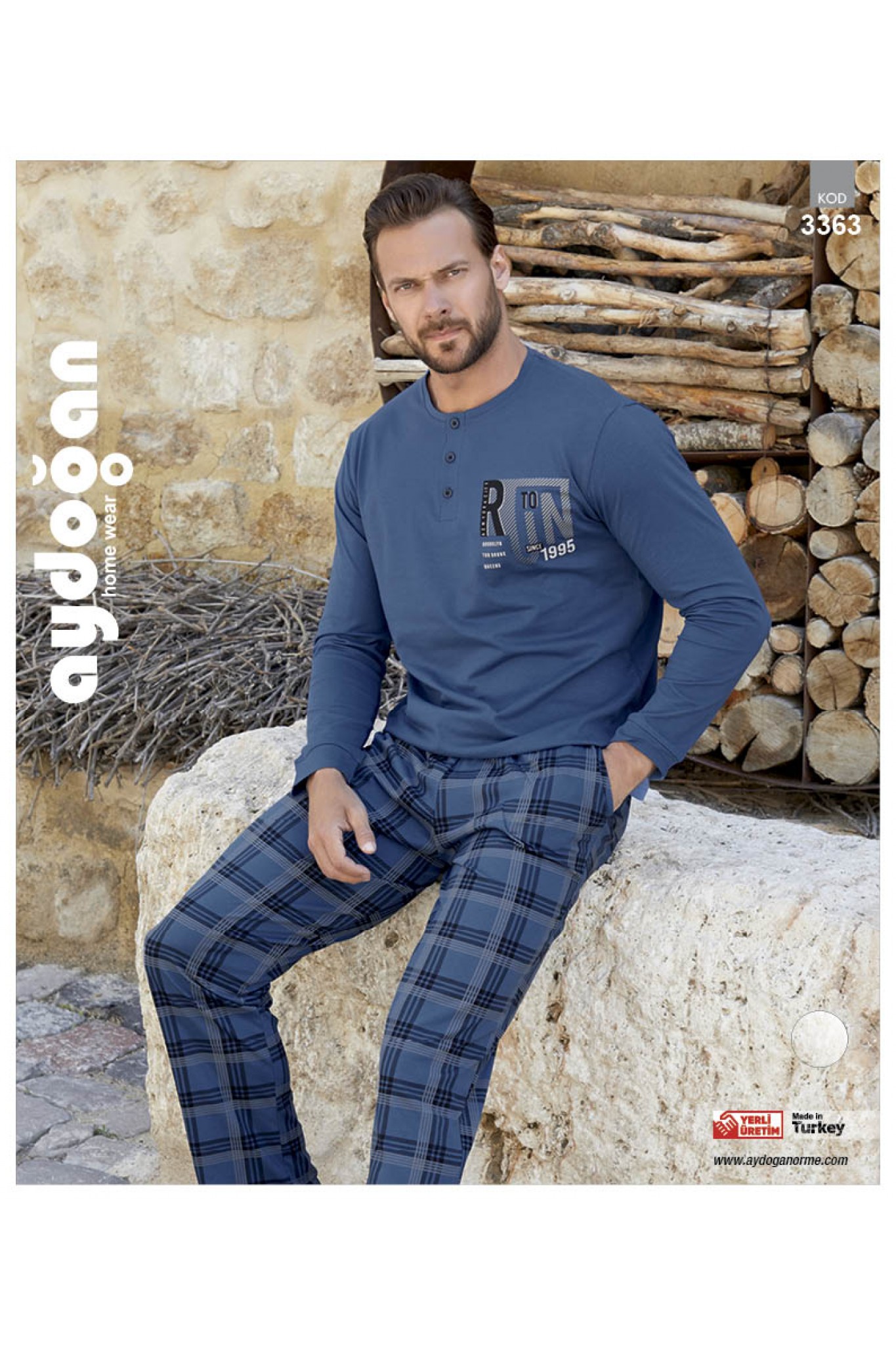 Aydoğan 3363 Erkek Penye Pijama