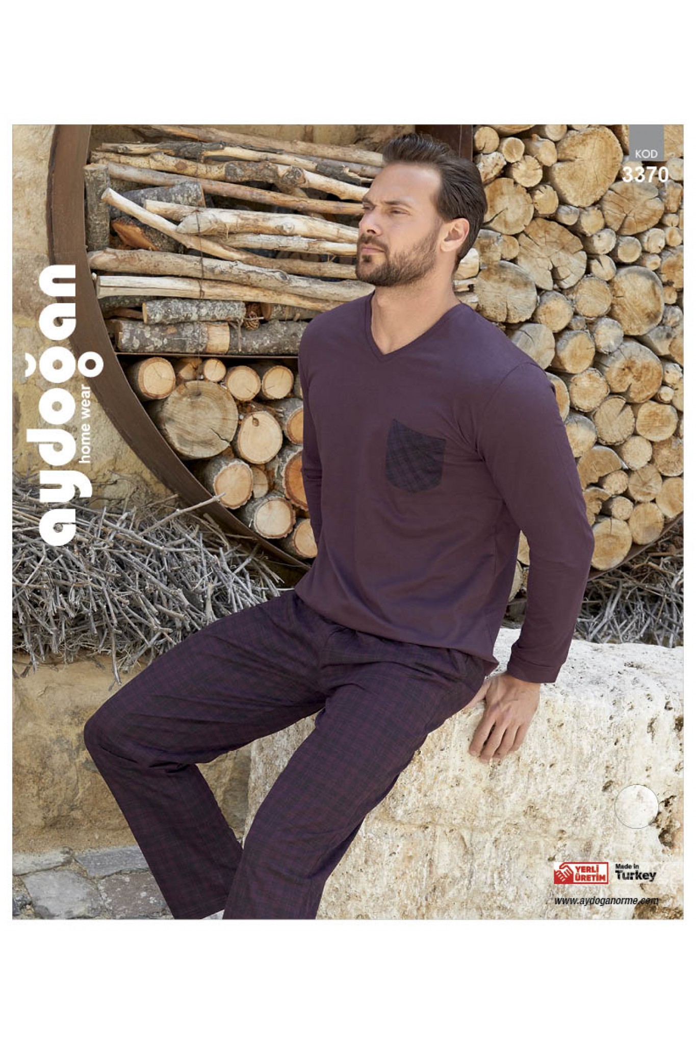 Aydoğan 3370 Erkek Penye Pijama