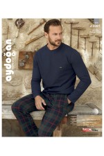 AYDOĞAN 3381  BAY JAKARLI PİJAMA TAKIM