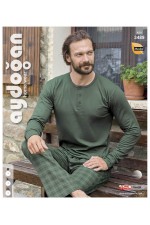 AYDOĞAN 3489 BAY MODAL U.KOL PİJAMA TAKIM