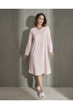 AYDOĞAN 6072 BAYAN NEVRUKLU UZUN KOL GECELİK