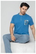 AYDOĞAN 7863 BAY SÜPREM KISA KOL PİJAMA TAKIM