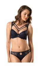 Le Jardin 5010  Silikonlu Taşlı Sütyen Takım