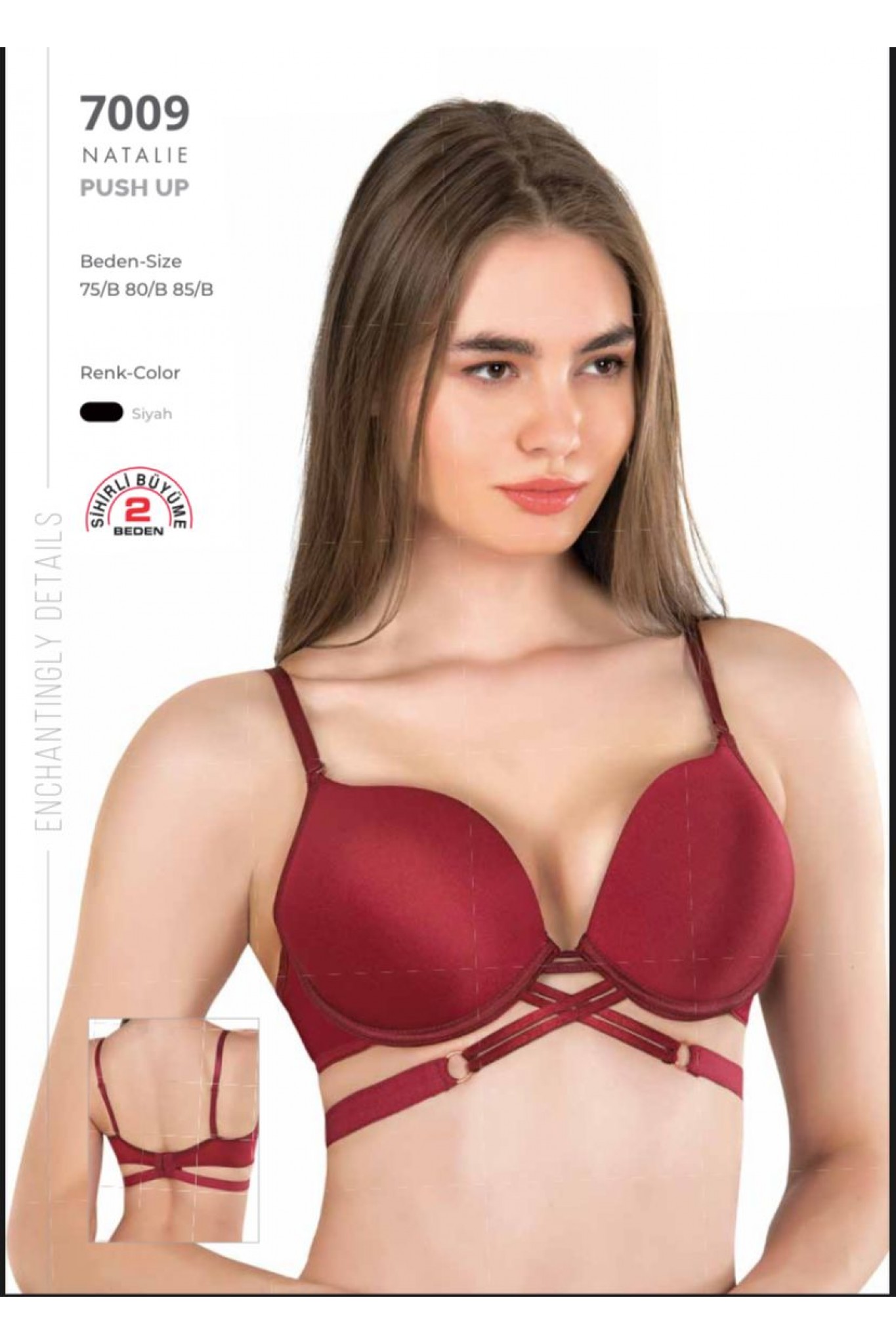 Le Jar Micro Kaplı Sihirli İpli Sütyen 7009