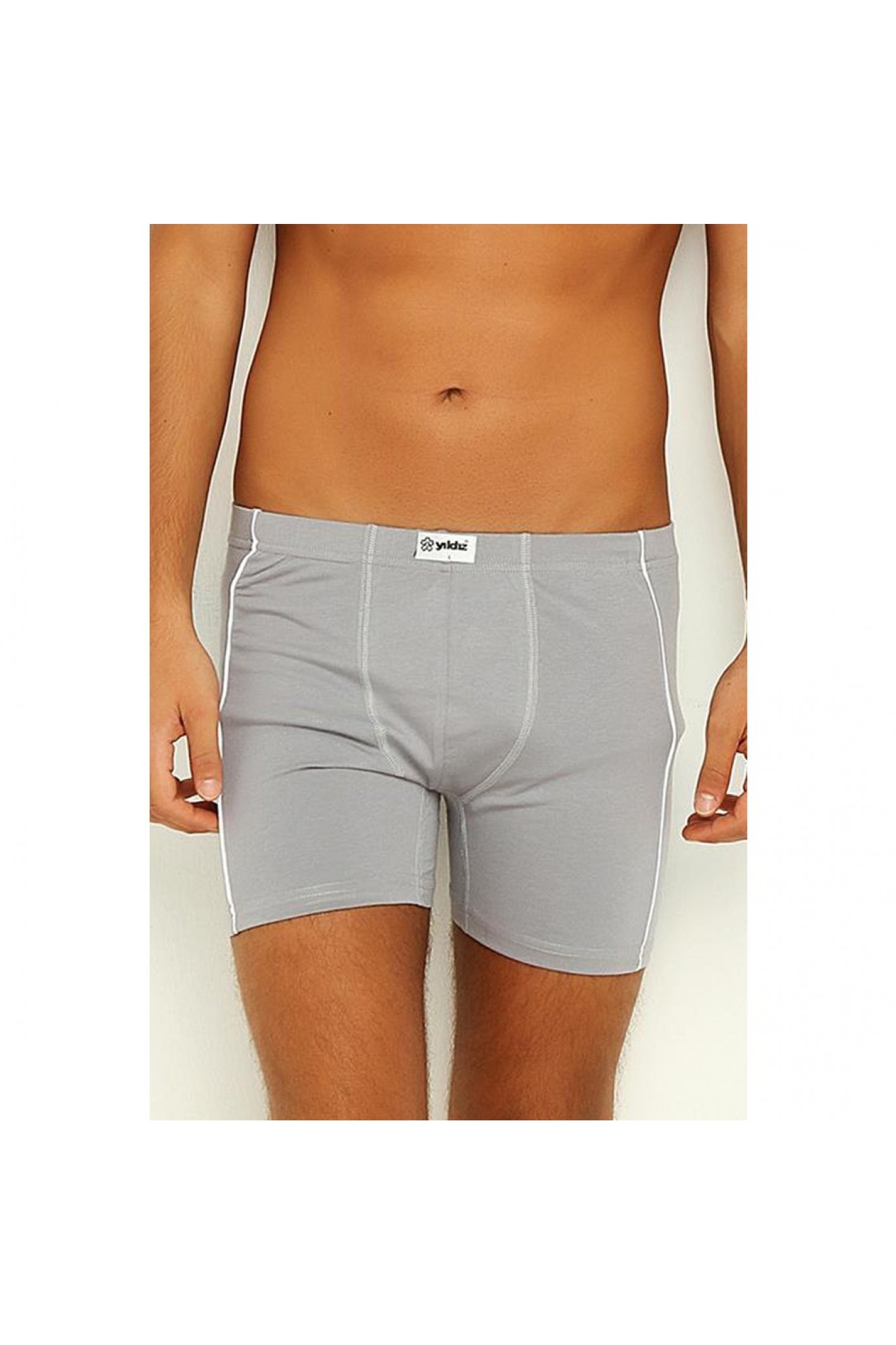 Yıldız 107 Erkek Modal Boxer Gri