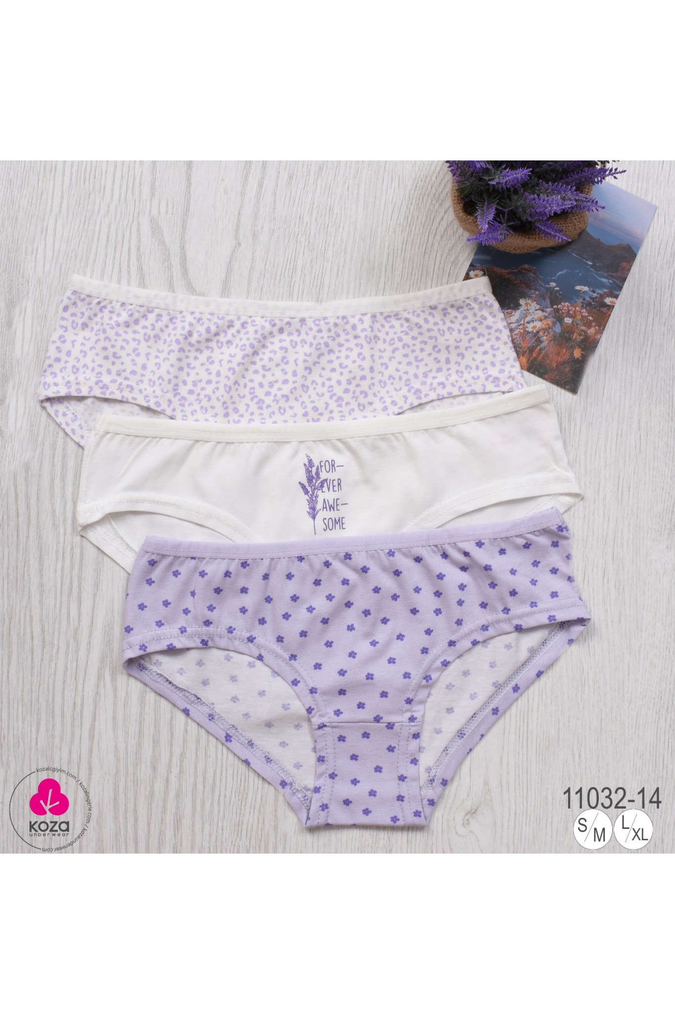 Koza 11032 Kadın 3 Lü Hipster