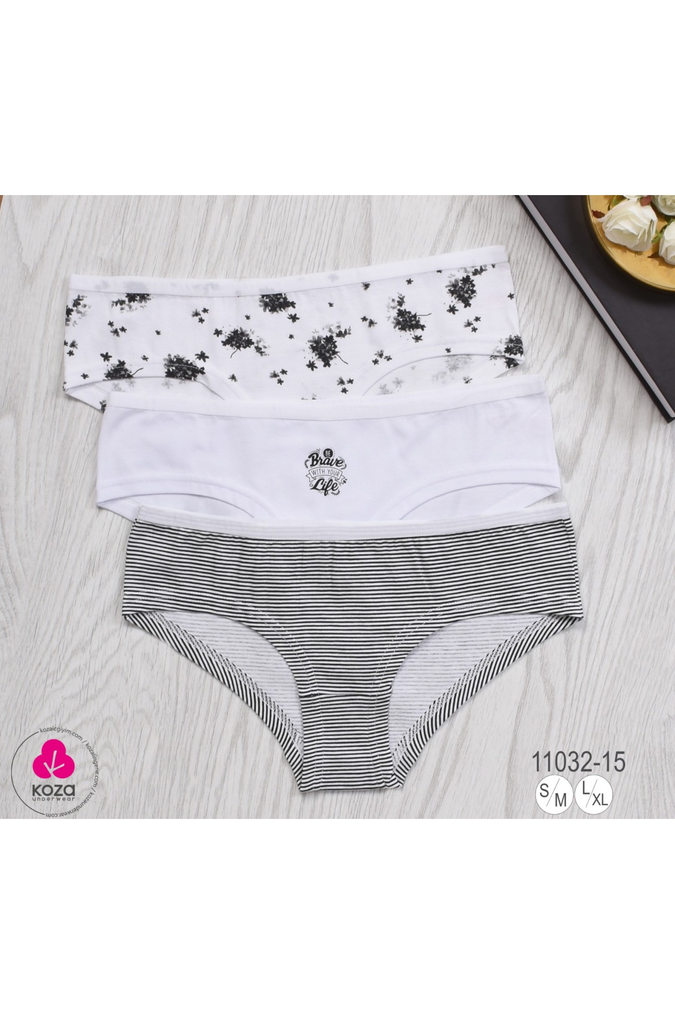 Koza 11032 Kadın 3 Lü Hipster