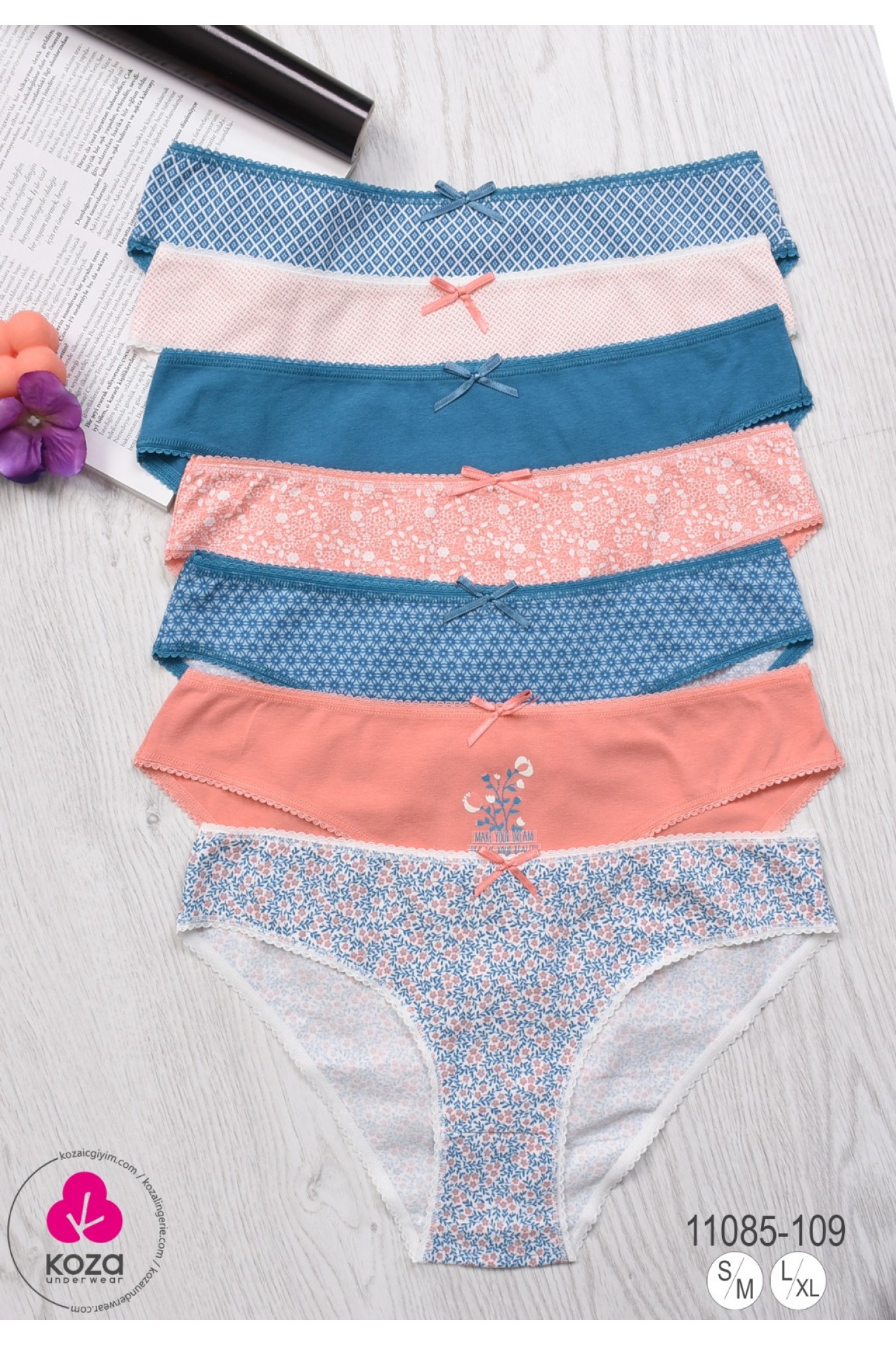 Koza 11085 Kadın 7'li Külot