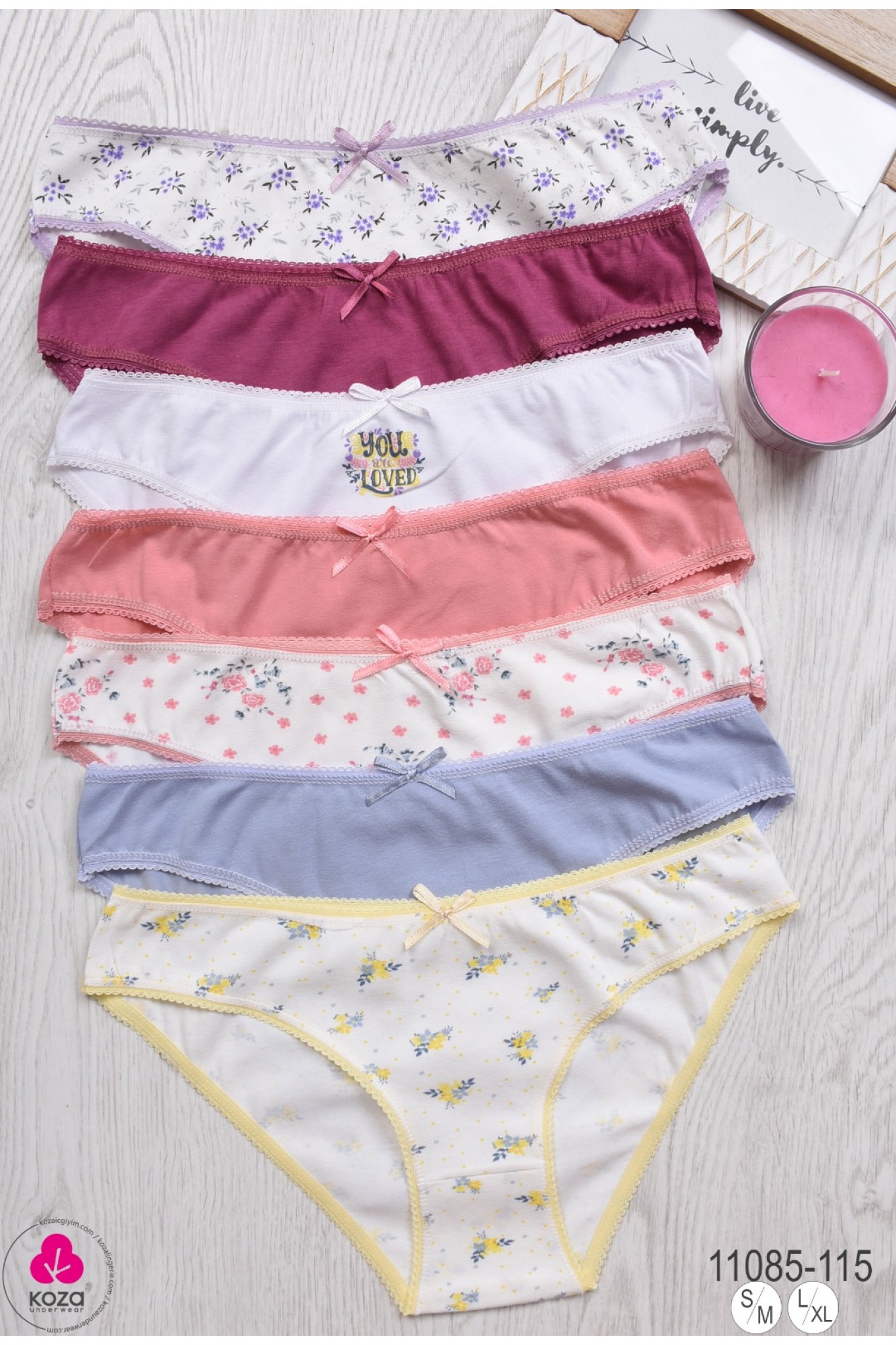 Koza 11085 Kadın 7'li Külot