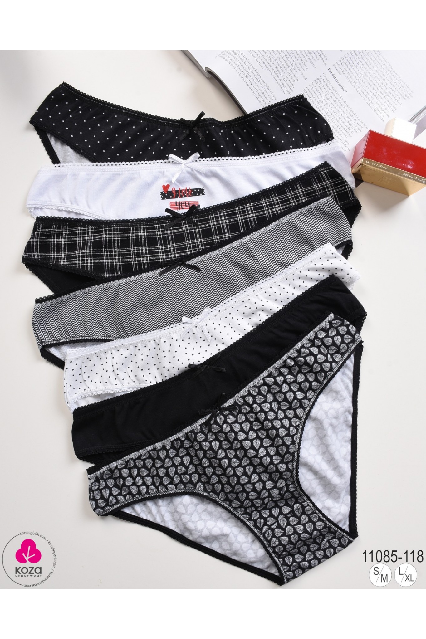 Koza 11085 Kadın 7'li Külot