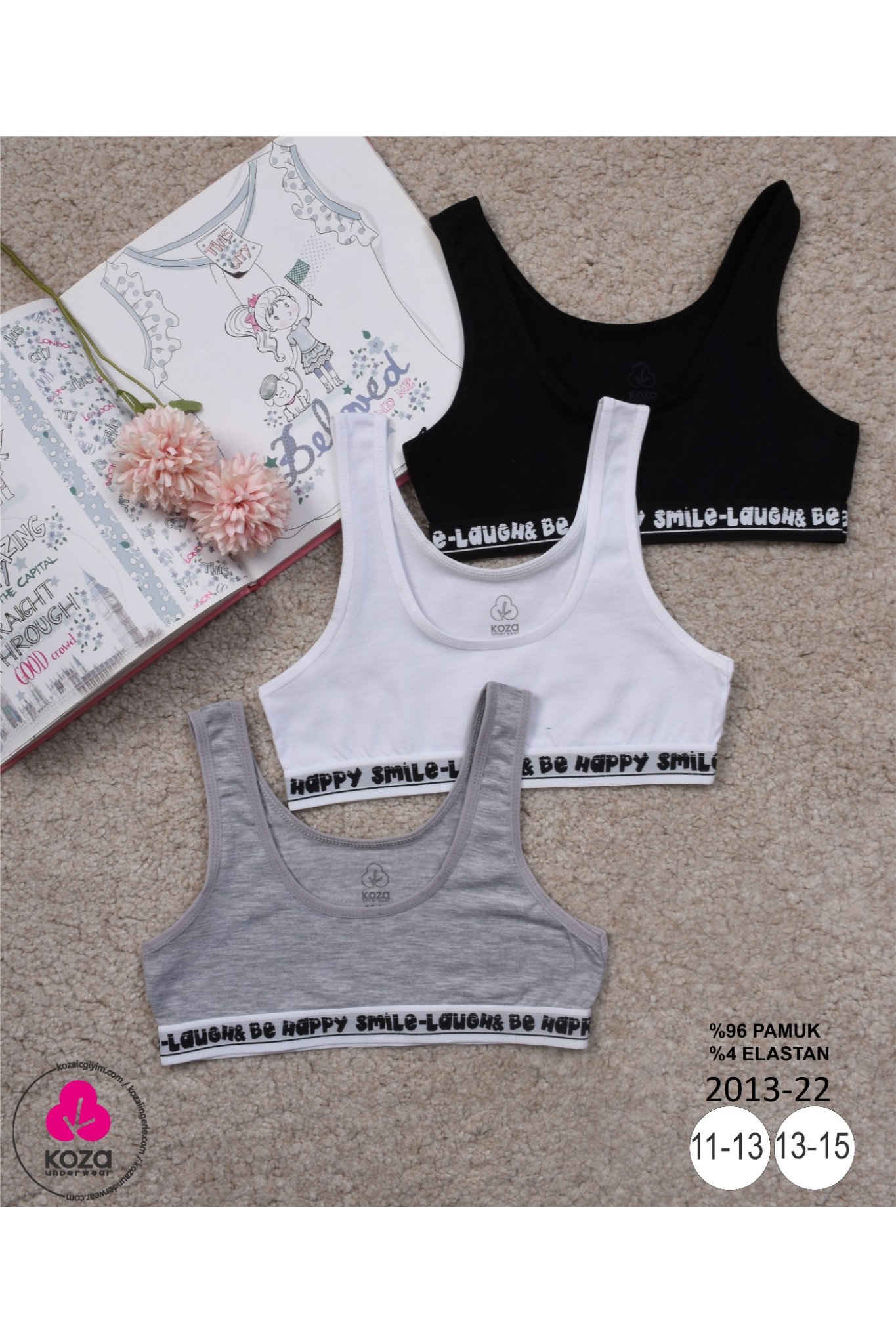 Koza 2013 Kız Cocuk Bustıyer 6'lı