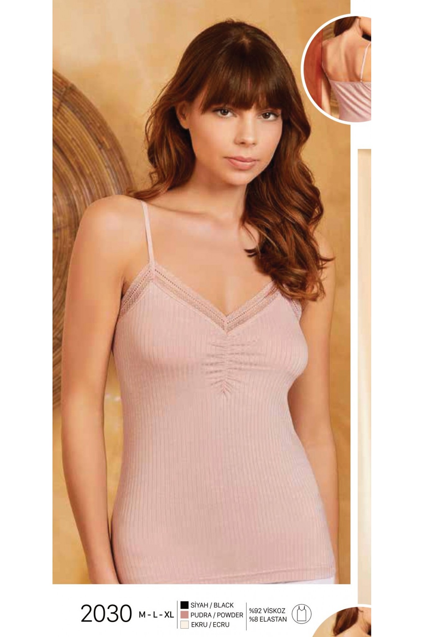 Berrak 2030 Kadın İp Askılı Atlet