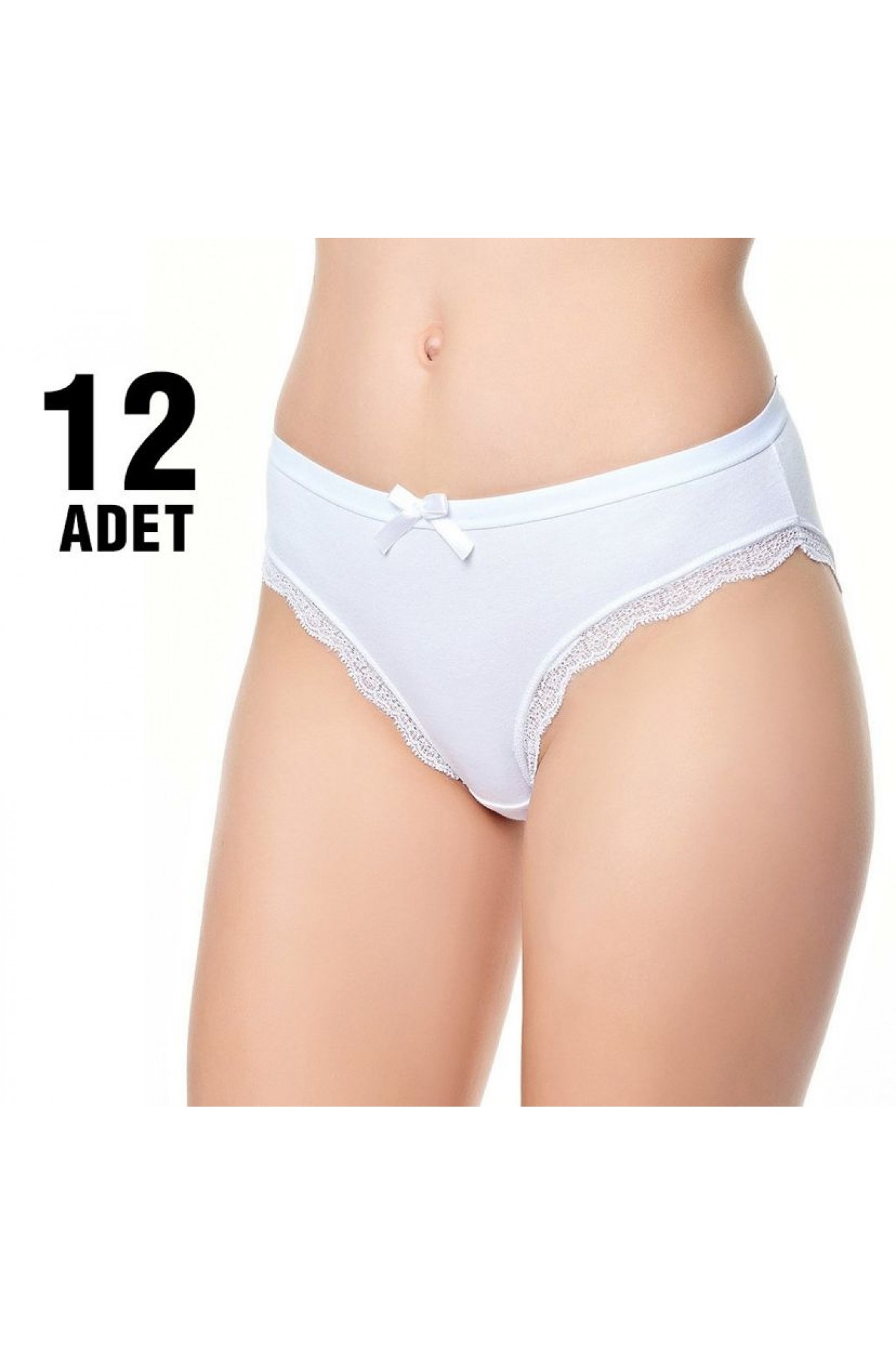 Elit Byn Paçası Dant.Bikini 12'li