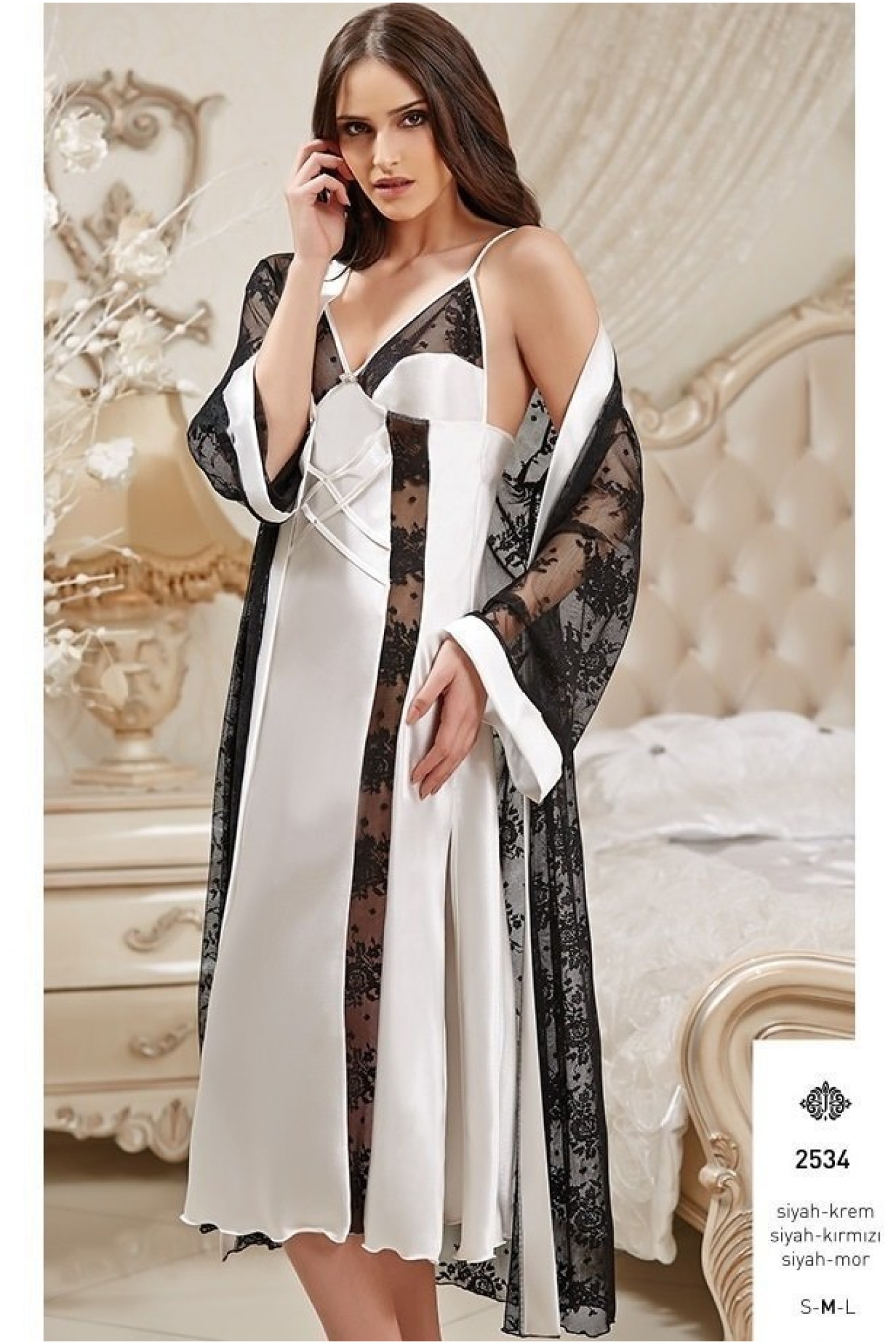 Jeremı 2534 Saten Gecelik